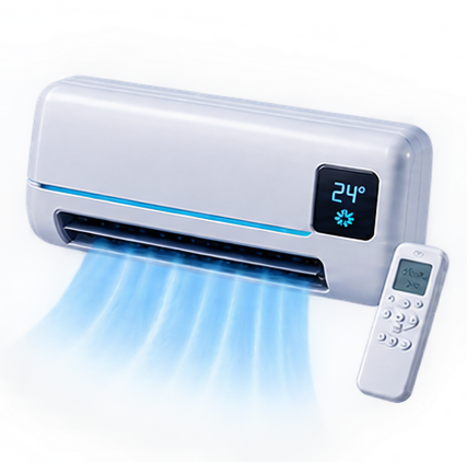 Functioning cooling Air Conditioned rooms