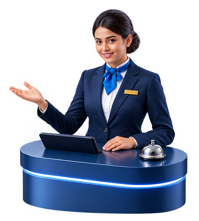 Helpful dedicated reception and on-ground staff